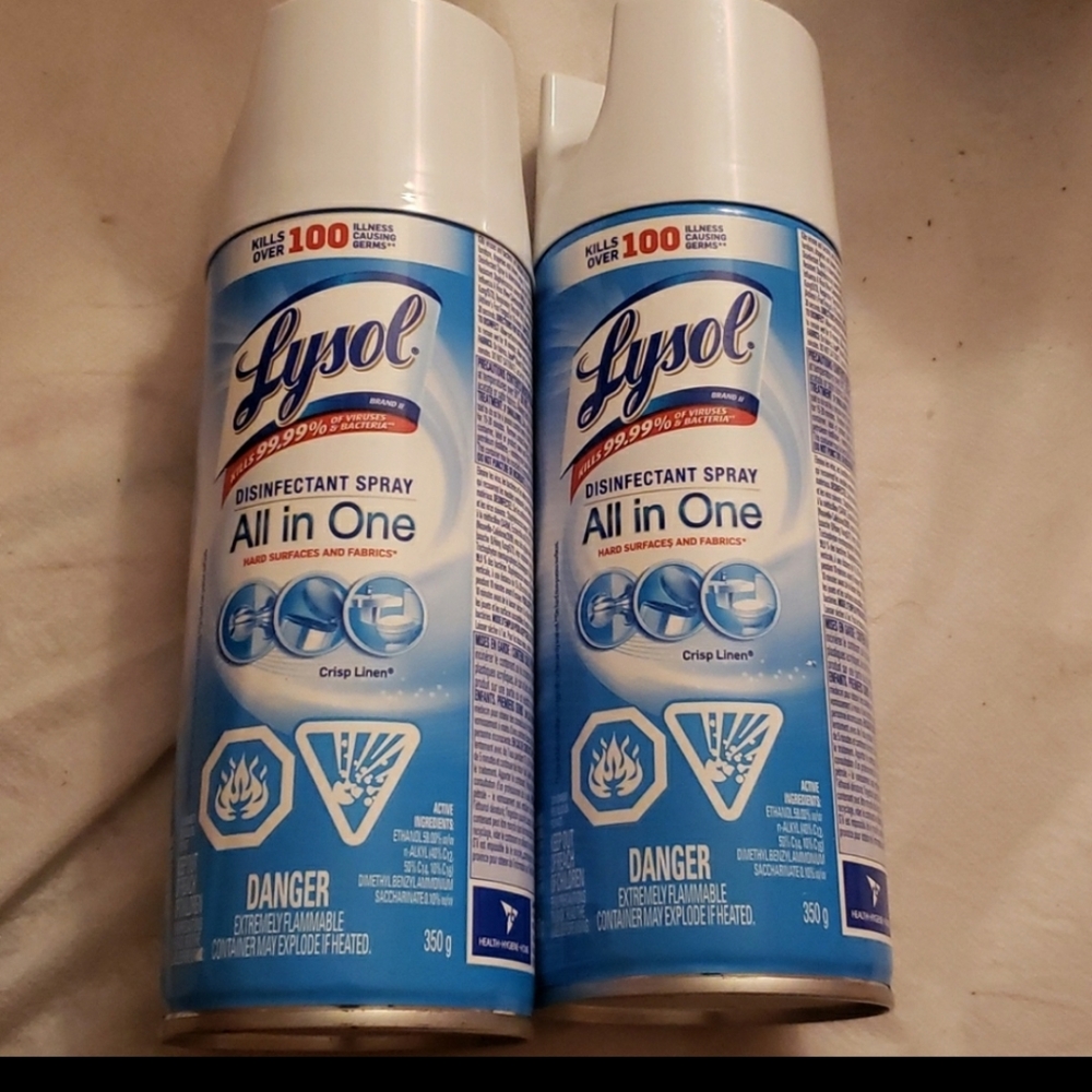 All in One Crisp Linen Spray 13 oz each.  Set of 2